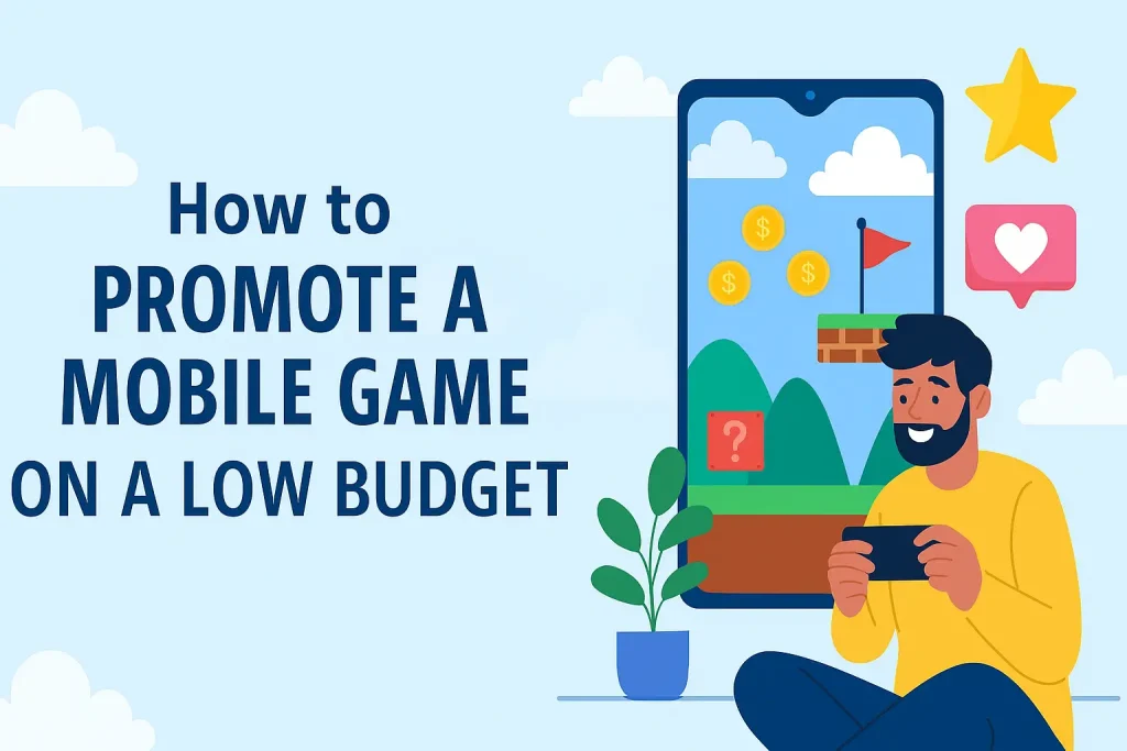 promote a mobile game with a low budget