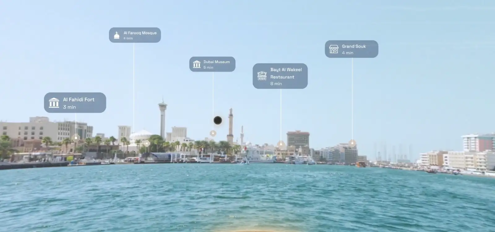 AR location based tourism app for UAE