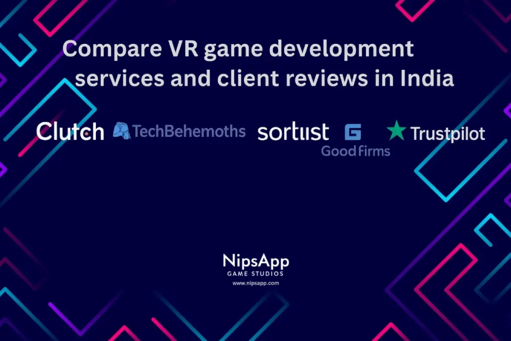 Compare VR game development services and client reviews
