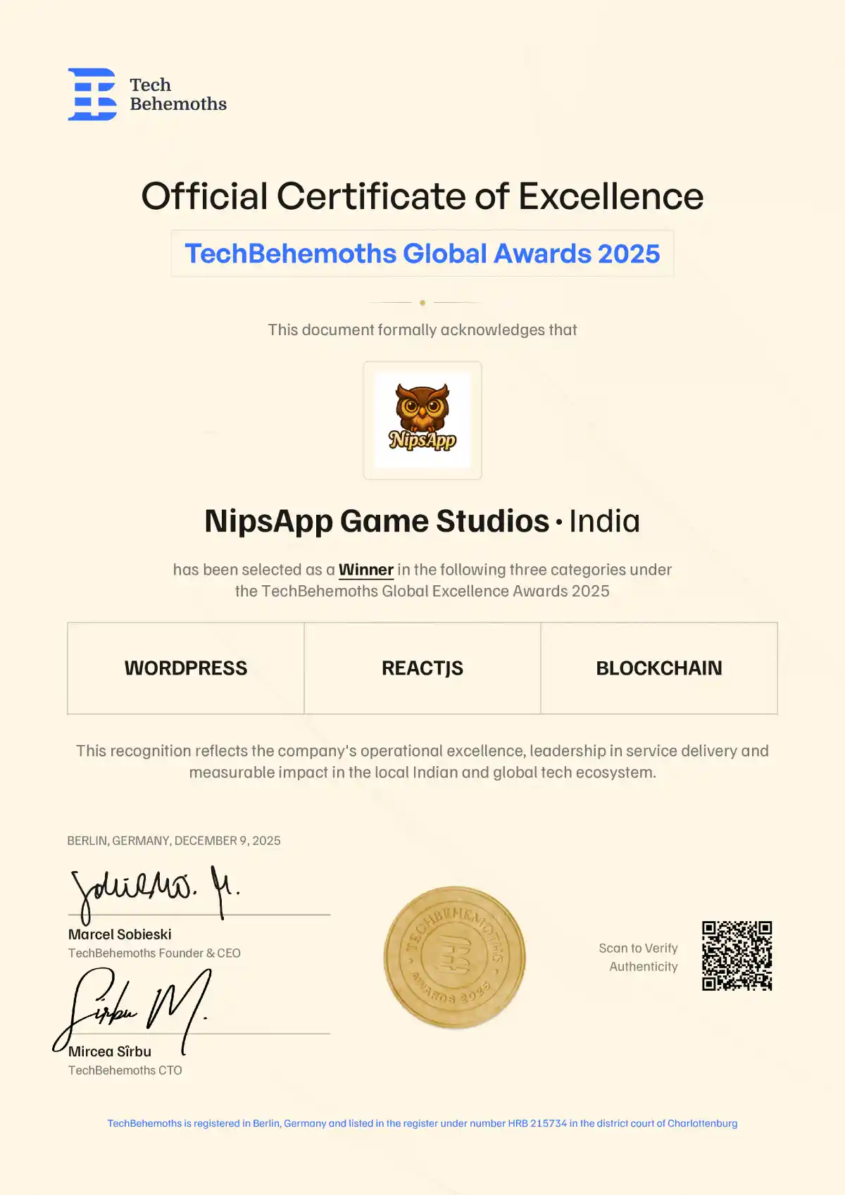 Award Image