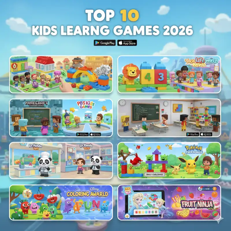 Top 10 Kids Learning Games in 2026: Key Lessons for Game Developers 2 kids 2