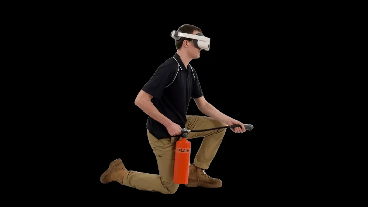 VR fire safety training