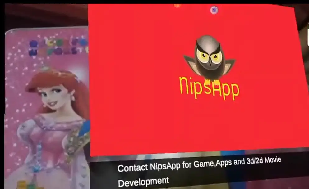 AR Card interactive application