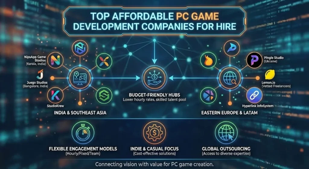 Affordable PC game development companies for hire