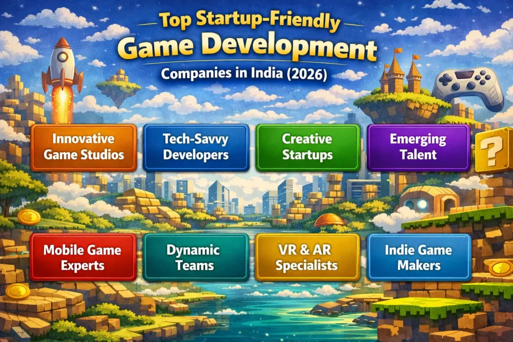 Top Startup-Friendly Game Development Companies in India (2026) 1 Top Startup-Friendly Game Development Companies in India