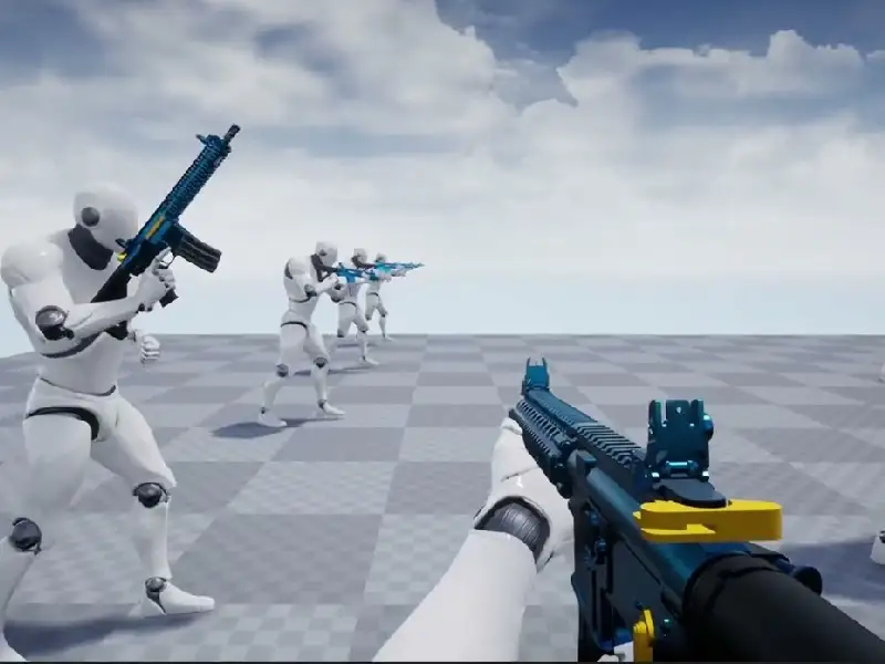 Combat AI and enemy behavior for shooting games by NipsApp