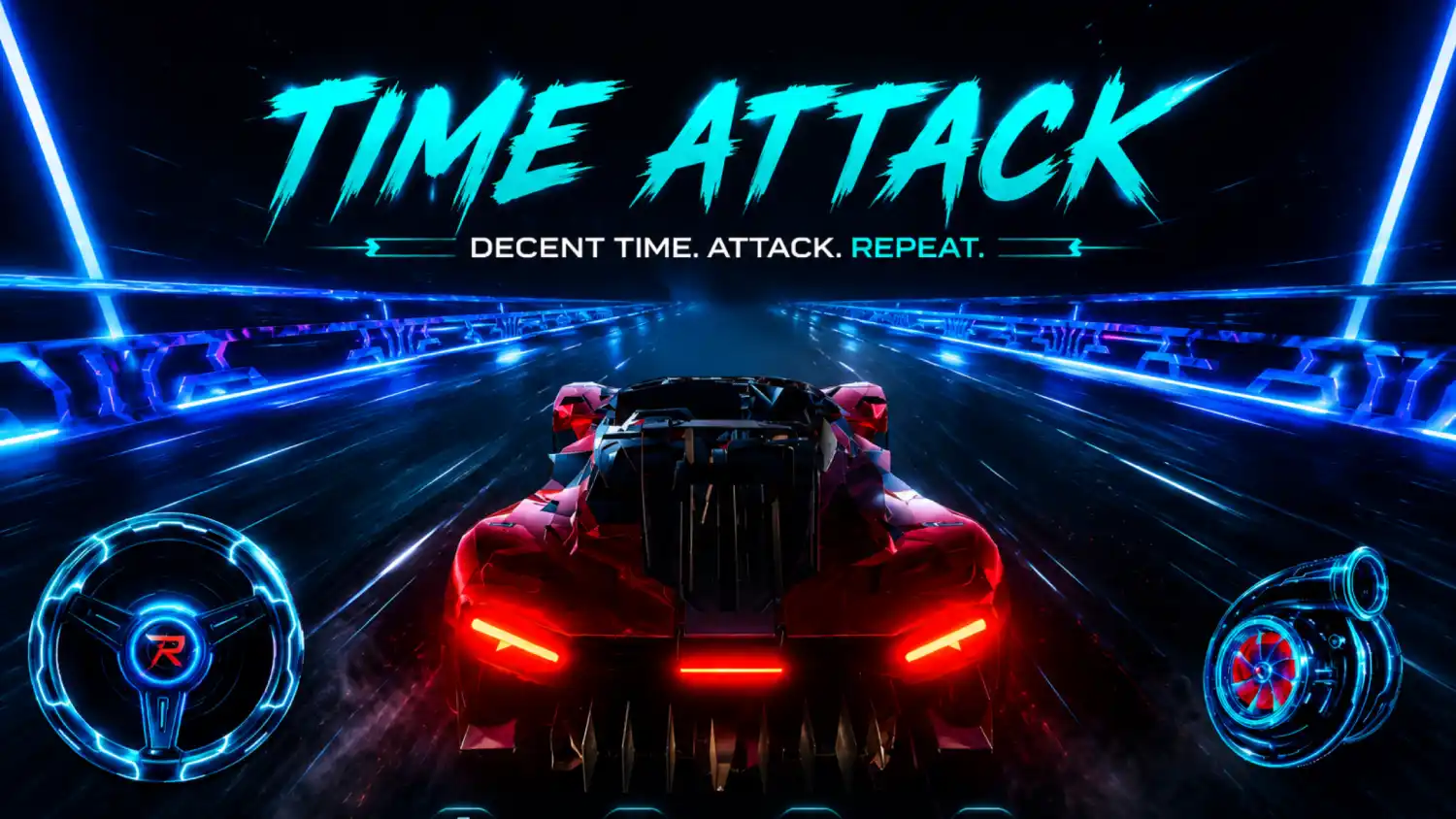RideCore Neon Time Attack Racing Game